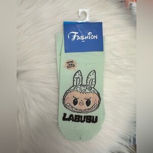 LABUBU Character Socks – Mint Green